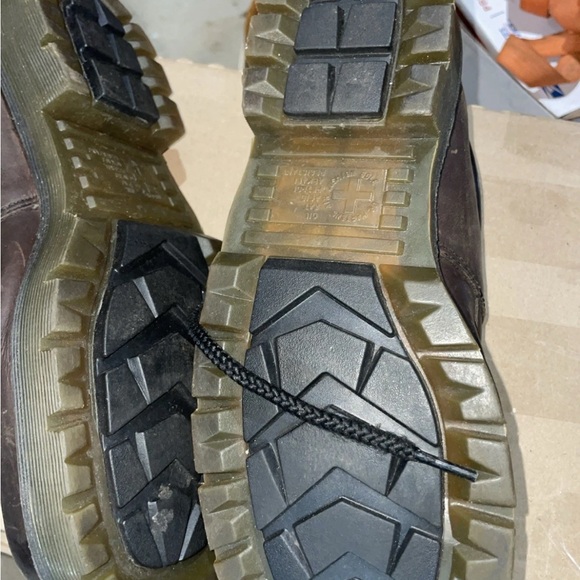 90's Vintage Doc Martins Men 9 Steel Toe - Picture 1 of 6